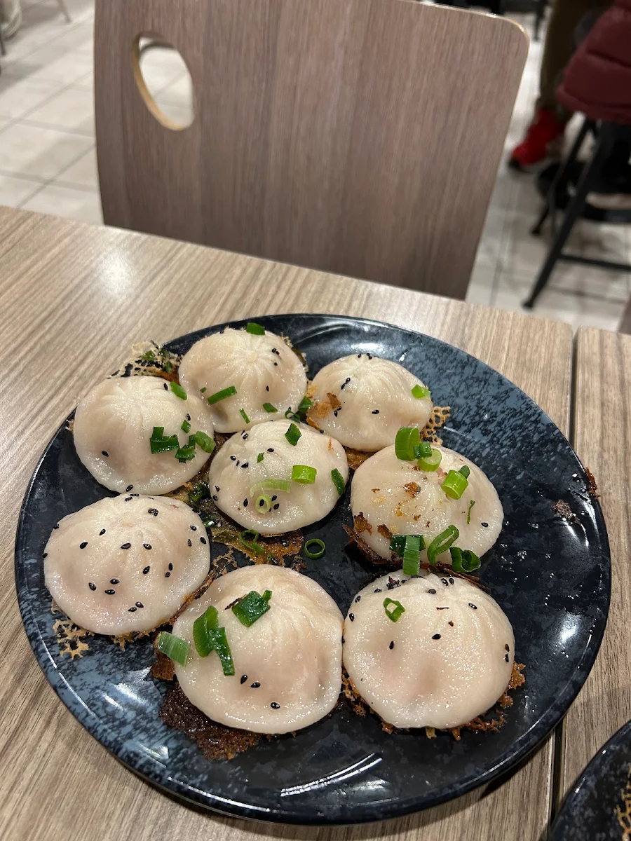 pan fried juicy pork buns 生煎猪肉包